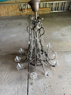 Wrought Iron Chandelier