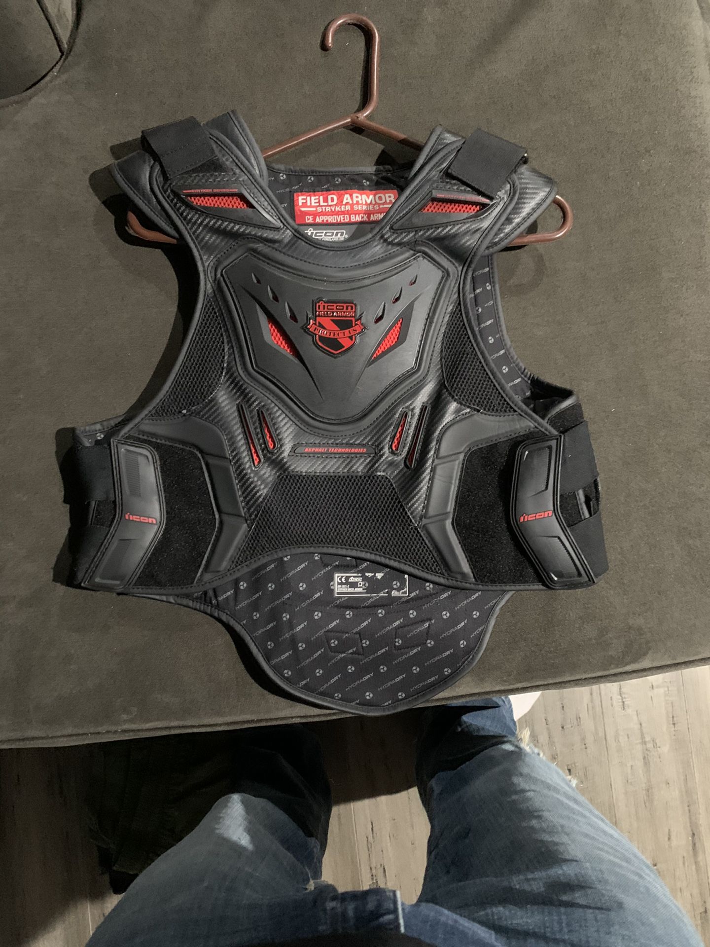 Icon motorcycle vest size s-m