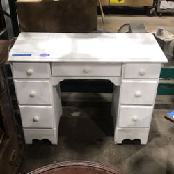 Vintage Wooden Desk w/ Painted Finish