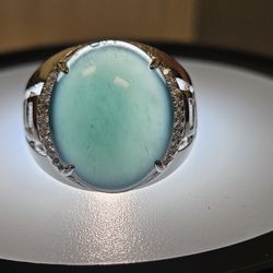 Natural Burmese Jadeite Rings for men