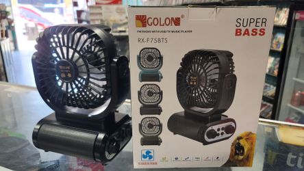 Speaker con Ventilador Solar