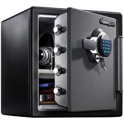 SentrySafe Extra-Large Steel Security Fire Safe Box with Digital Keypad, 34.8-L, Black