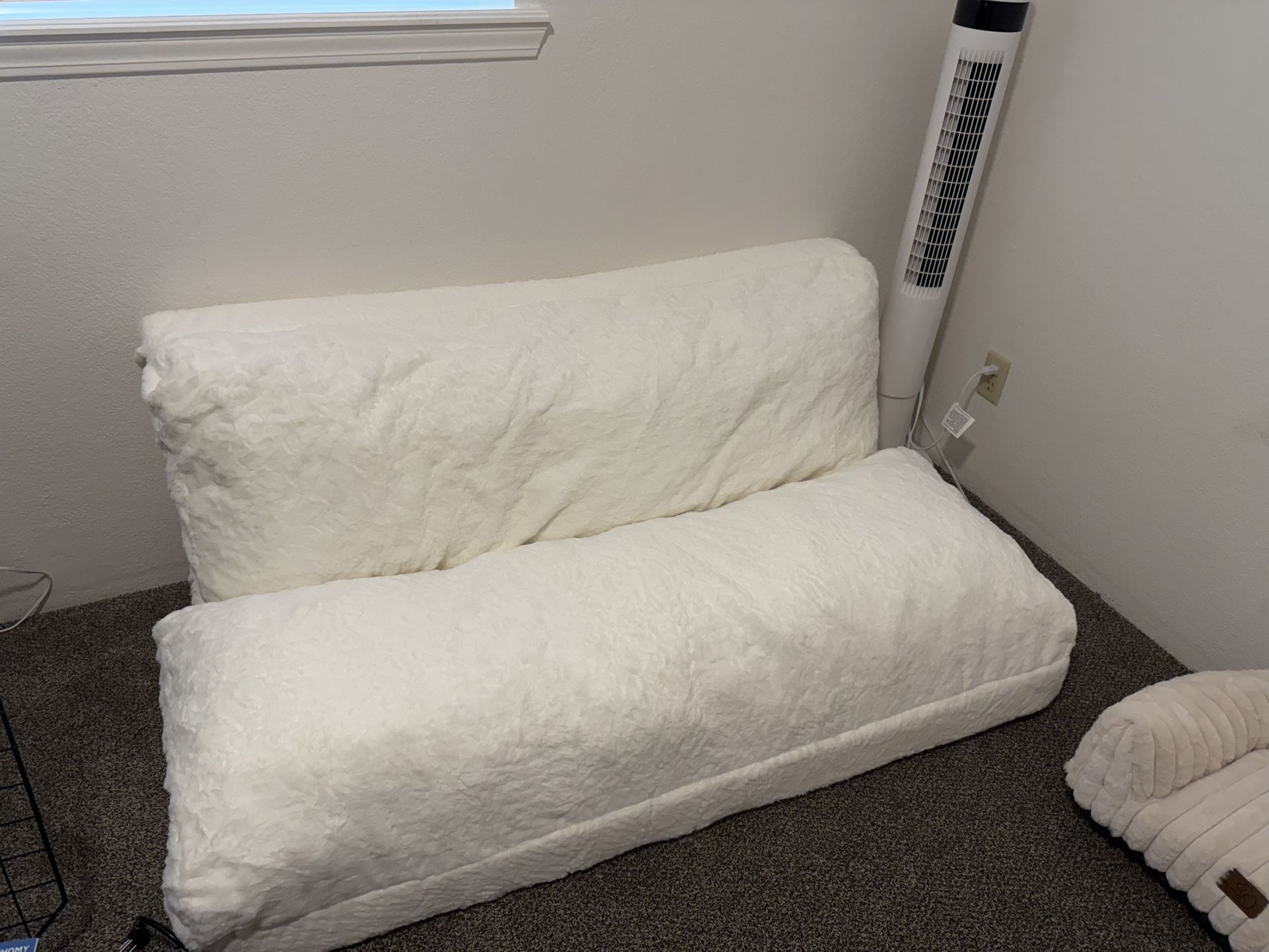 White Folding Couch