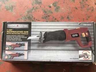 Chicago electric 6 amp corded sawzall