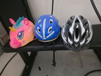 Bike Helmets 2 Kids and 1 Adult pickup in 92131