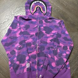 Purple BAPE Full Zip Up (Authentic)