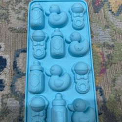Rattle Bottle & Duck Silicone Candy Mold