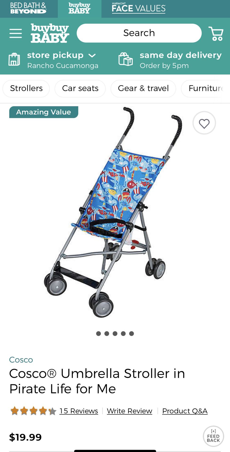 Buy Buy Baby Stroller 