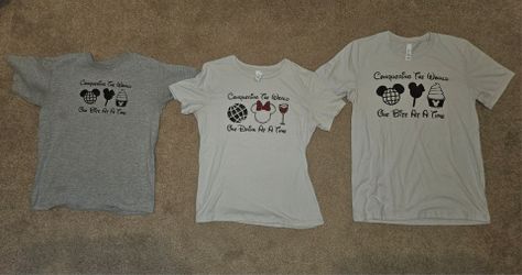 Disney Epcot Graphic T-Shirts - Family Set of 3
