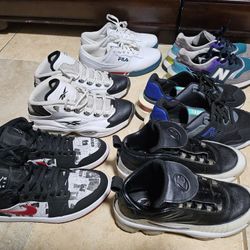 Jordan, Fila, New Balance, Reebok Sizes 8.5 - 9