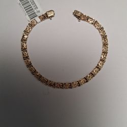 14kt Nugget Bracelet 