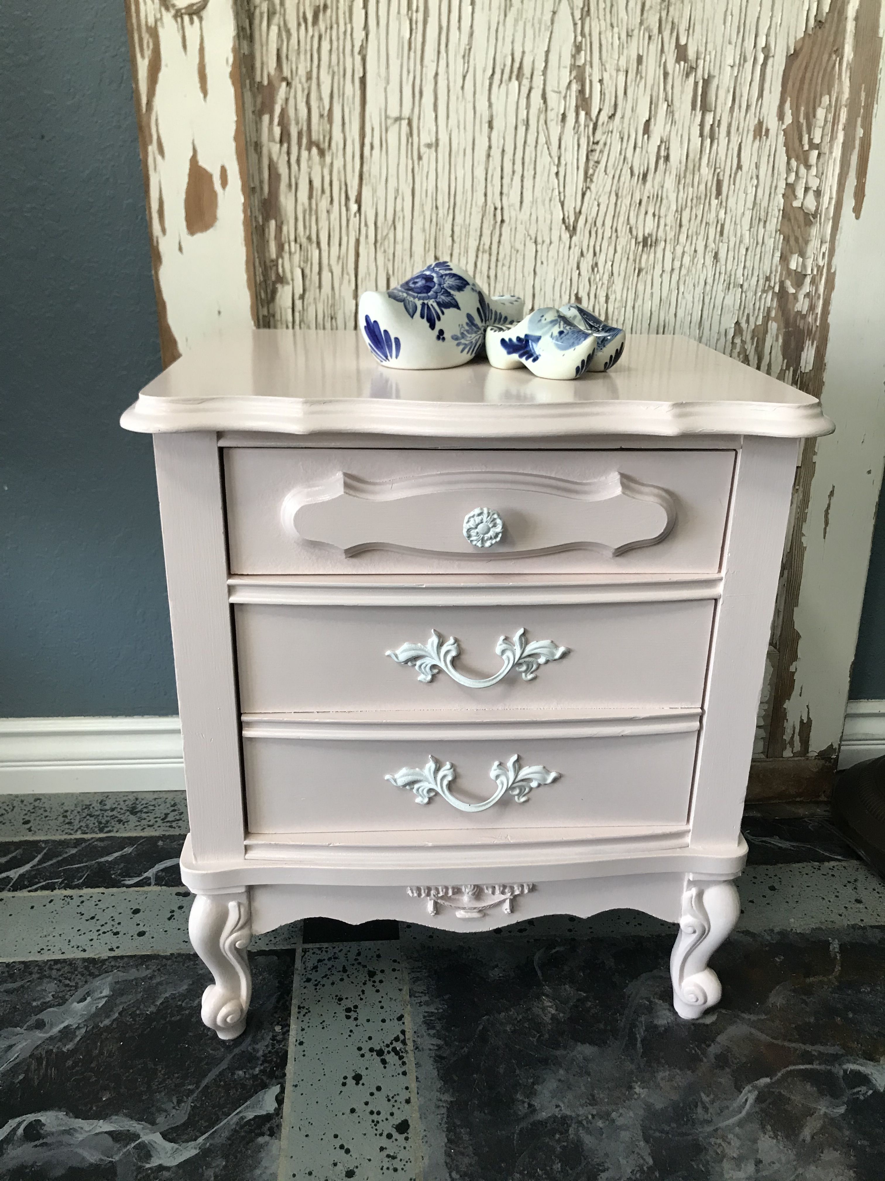 Shabby Chic French Provincial Nightstand