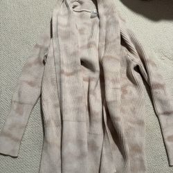 Calia Pink Cream Xs Cardigan Sweater Daybreak Neutral 