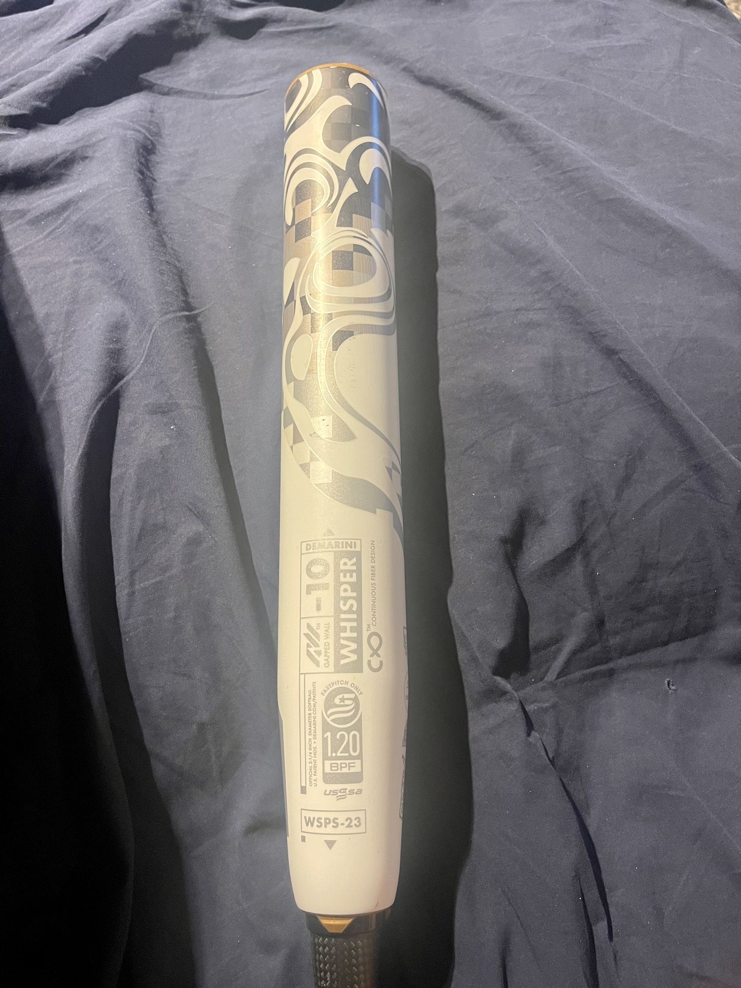 2023 Demarini Whisper WSPS-23 Fastpitch Softball Bat -10 33 2023 Demarini Whisper WSPS-23 Fastpitch Softball Bat -10 33