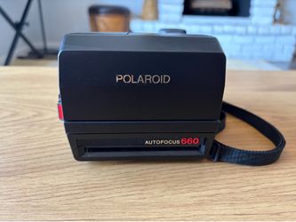 Working Polaroid OneStep Autofocus 660 Instant Camera – Tested with Film
