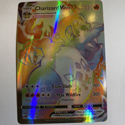 Rainbow Charizard Vmax Reflective 