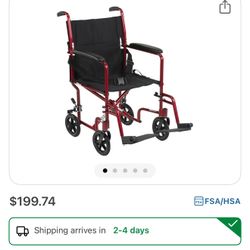 Lightweight Transport Wheelchair 