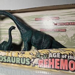 Playtek Toys Age of the Behemoth "BRONTOSAURUS" Twin Pack NEW!!! Kids  Man Cave Collectible Dinosaur