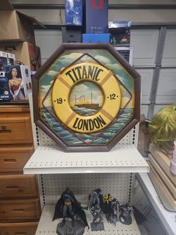 Replica 1912 Titanic Wooden Life Preserver Sign