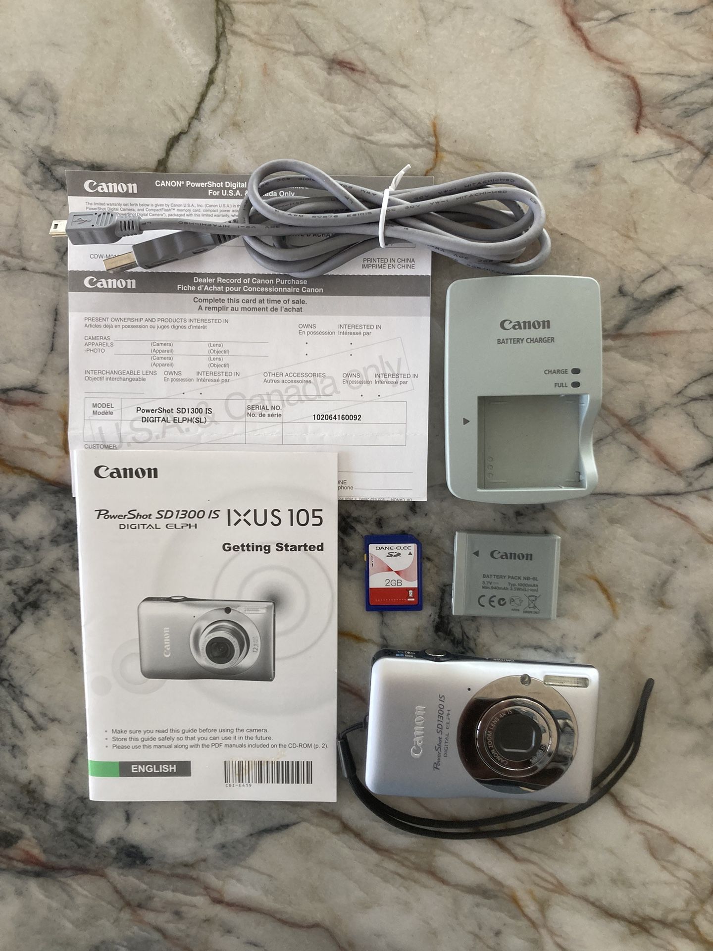Canon PowerShot SD 1300 IS Digital Elph