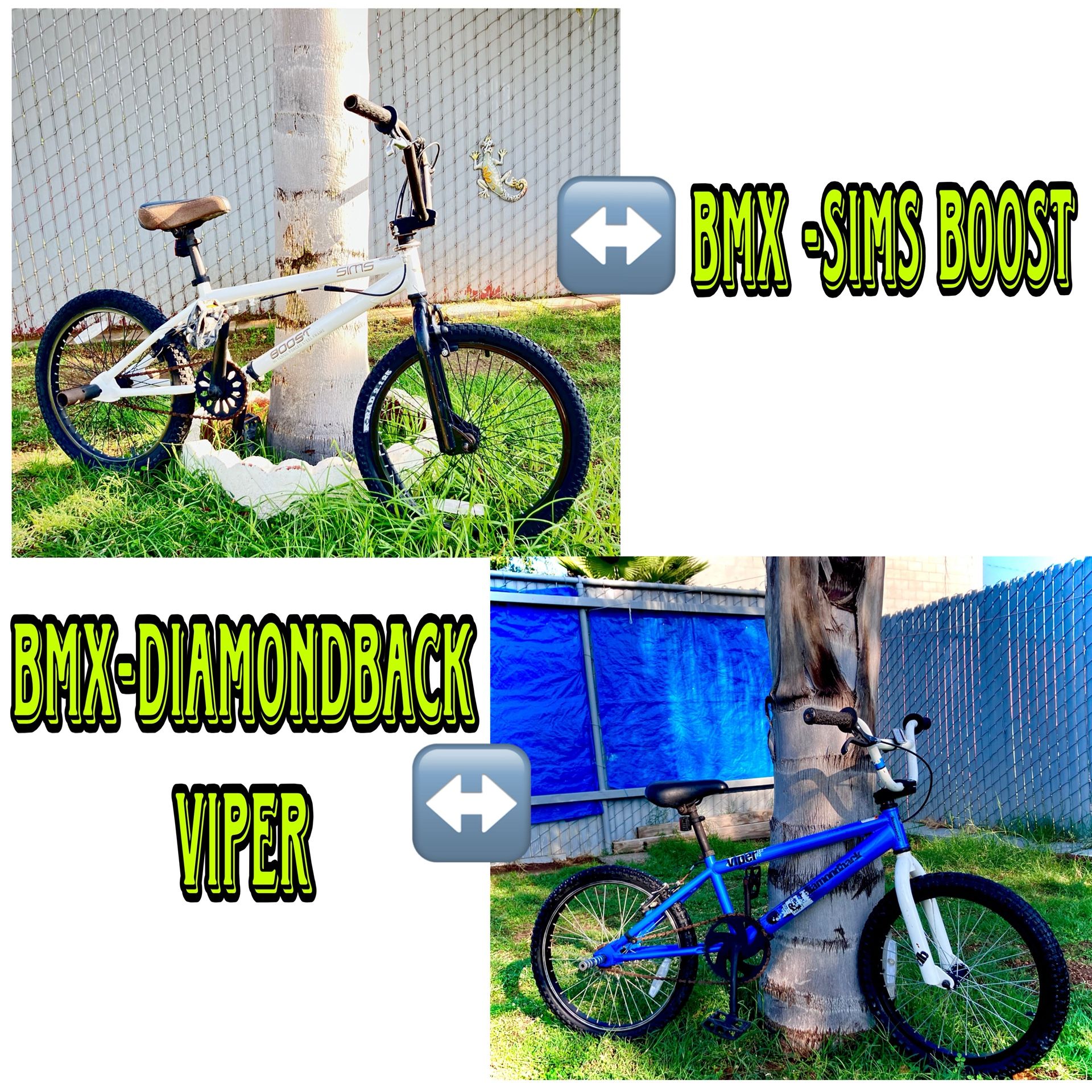 (2) 20” BMX Bikes $80 OBO