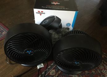 Lot Of 2 Vornado Whole Room Air Circulator Fan MODEL 633
