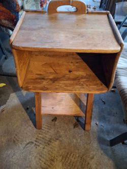 Small wooden desk