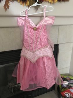 Sleeping beauty dress ( Disney store )