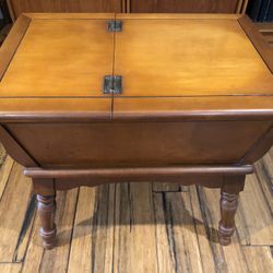 Dough Bin/Side Table, Early American