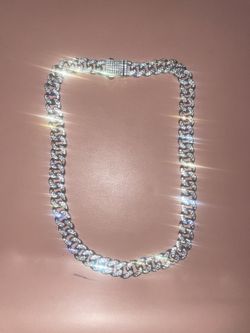 Cuban Link chain, Silver chain men