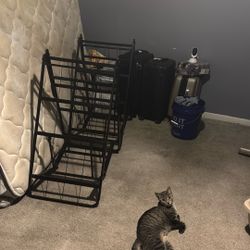 Full Size Medal Fold Up Bed Frame  