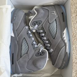 Jordan 5 Wolf Grey Size 4