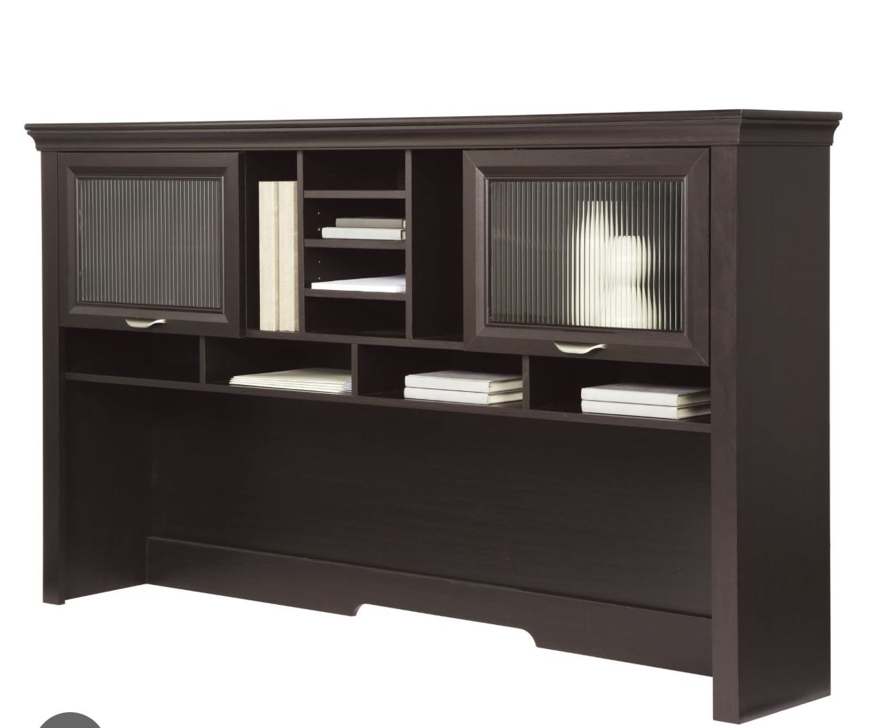 Realspace® Magellan Performance 71"W Hutch For L-Shaped Corner Desk, Espresso