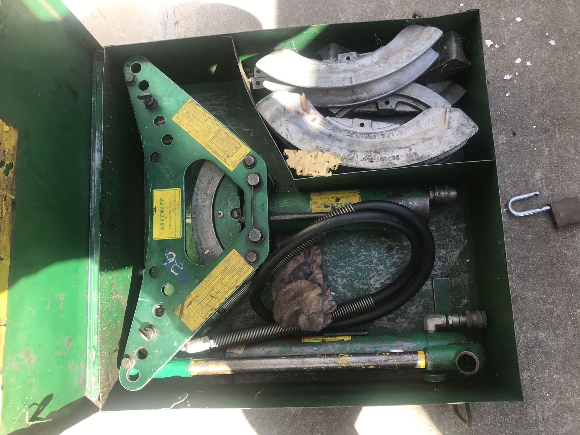 Greenlee 880 hydraulic conduit bender