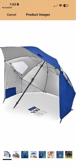 Sport-Brella Premiere XL 9FT Beach Umbrella – Excellent Condition