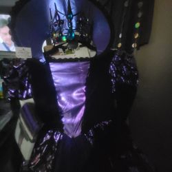 Witch Black and purple beautiful dress for girls