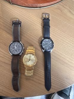 (3 Watches) - Armani Exchange, Nixon, Michael Kors