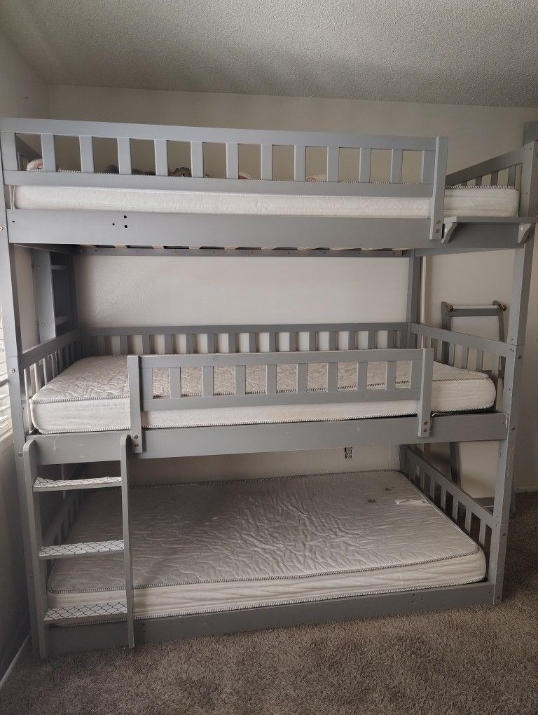 Triple Bunk Bed In Good Condition