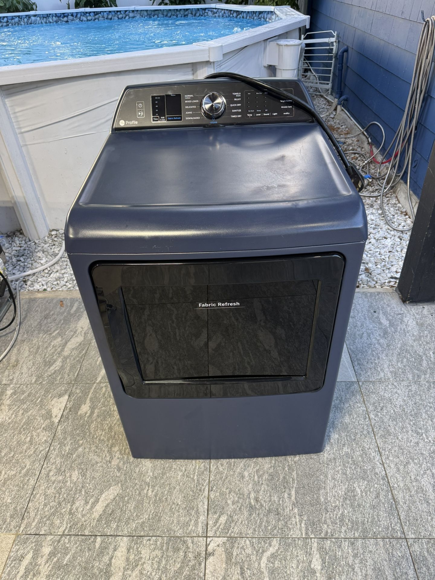 GE Profile Electric Dryer Almost New Working Perfect Clean One Receipt For 90 Days Warranty 