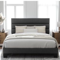 Full Size Grey Bed 
