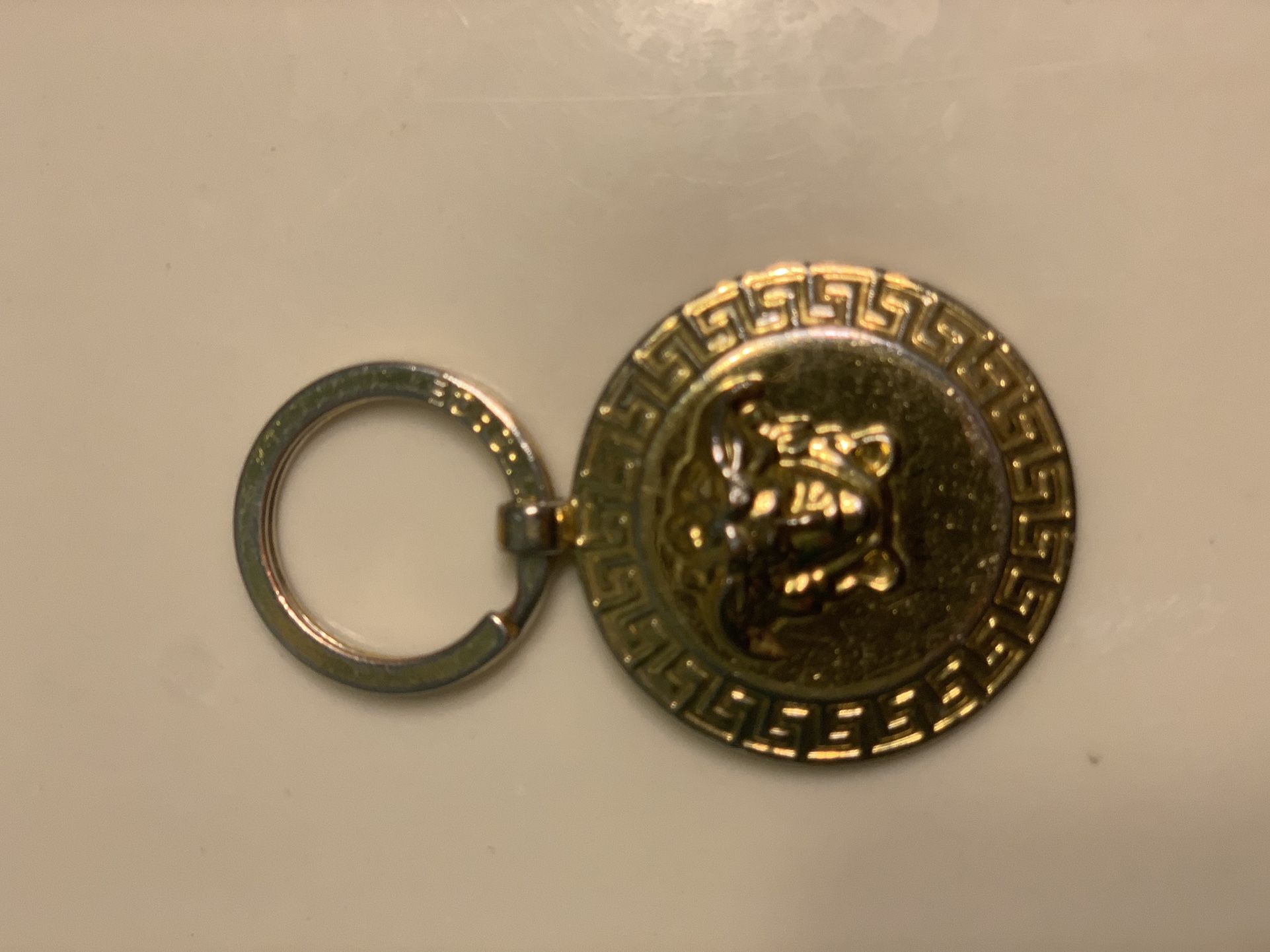 Versace Large Gold Keychain