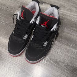 Jordan 4 Bred Black Cement Size 8