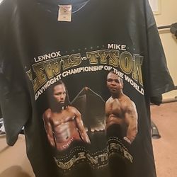 Tyson Vs Lewis 90s Shirt XL