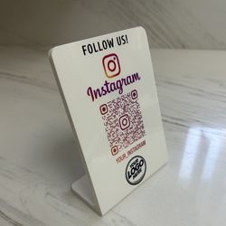 Instagram Follow QR Stand