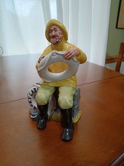Vintage 1970 Royal Doulton England The Boatman” Figurine
