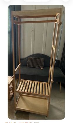 Bamboo Closet Organizer