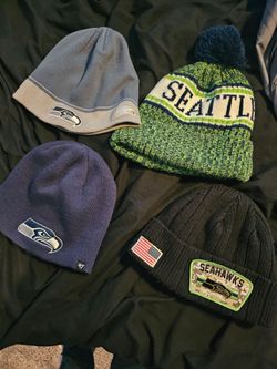 Seahawks hats / beanies