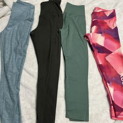 Yoga Pants / Leggings Like New- new Condition Size 7-8 Girls Total 5 PCs , Take All For $20 Or $
