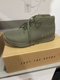 Brand New NOBULL High-Top SuperFabric Trainers - Army Green / Olive (Men’s Size 11 / Women’s Size 12.5)
