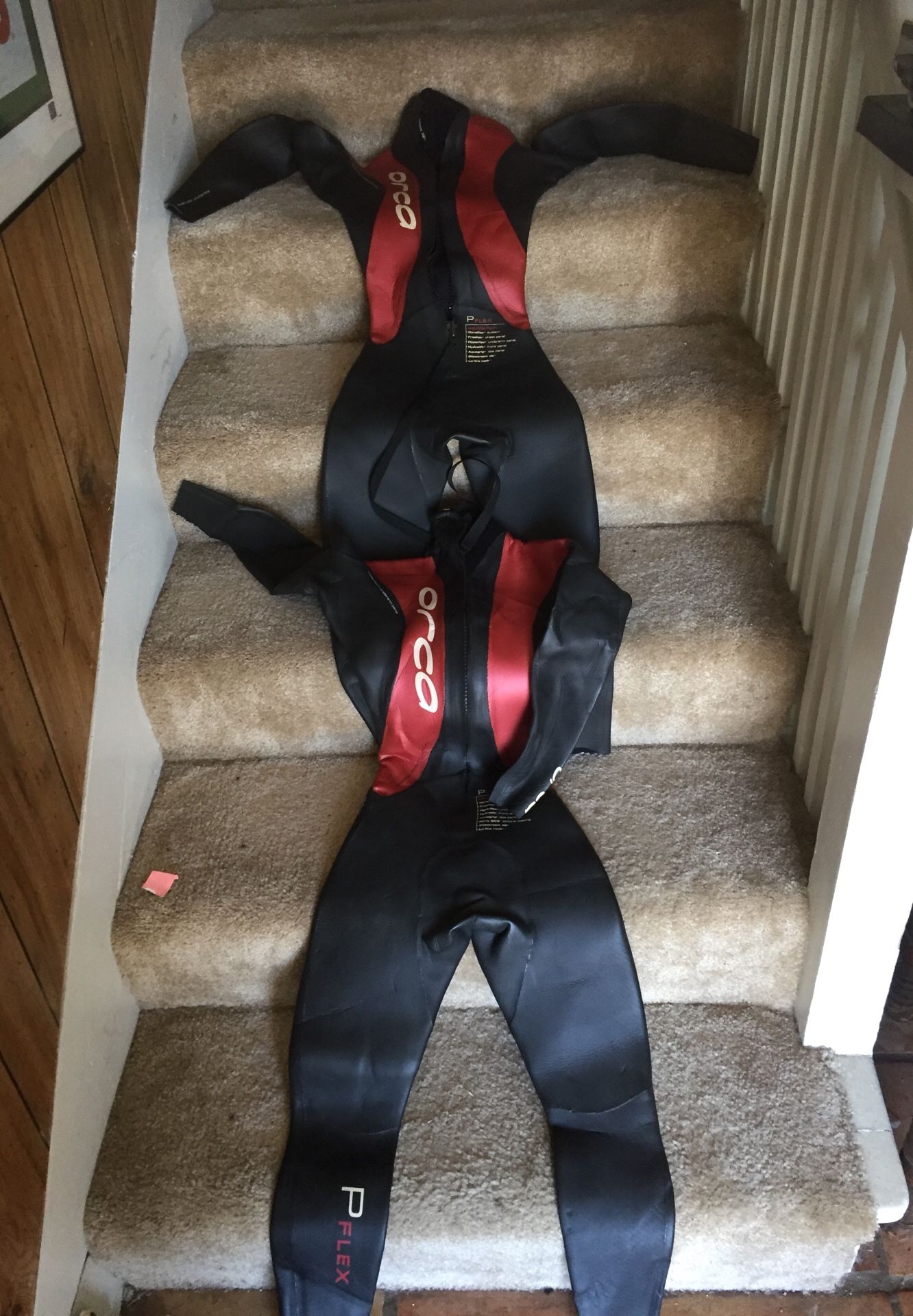 2 Orca P-flex wet suits .. great condition .. size medium